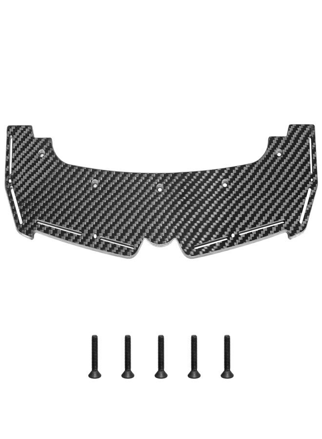 LRFHL Carbon Fiber Front Splitter Lower Bumper Guard RC Upgrade Part for ARRMA F1 V2 LIMITLESS 1/7 RC Car - Image 1